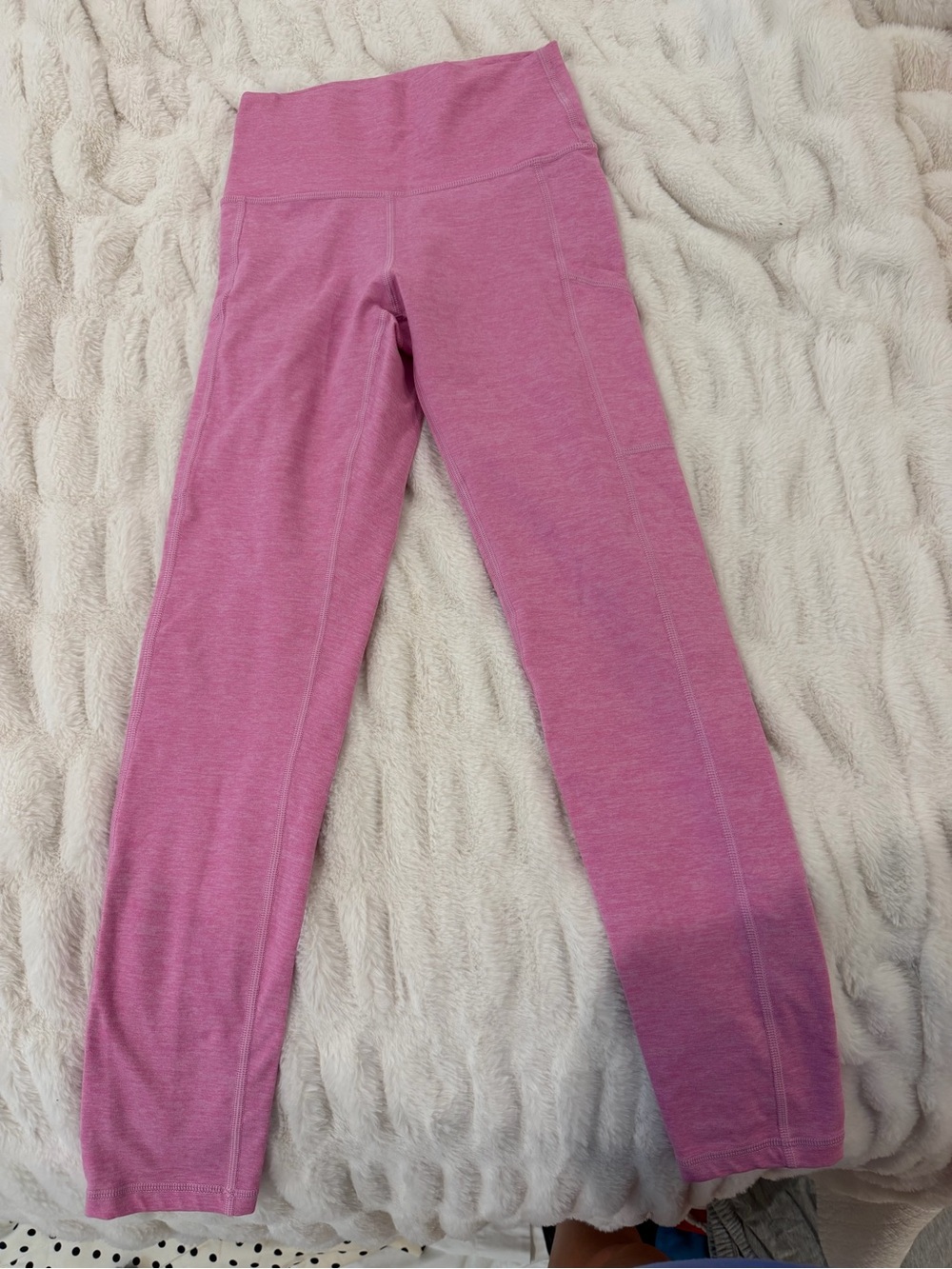 aerie Heathered Pink High-Waist Leggings